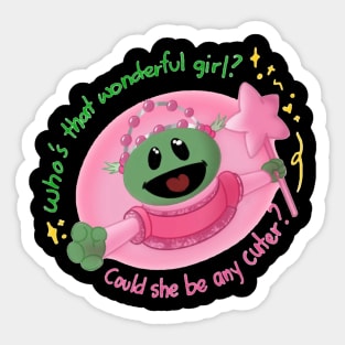 wonderful girl Sticker